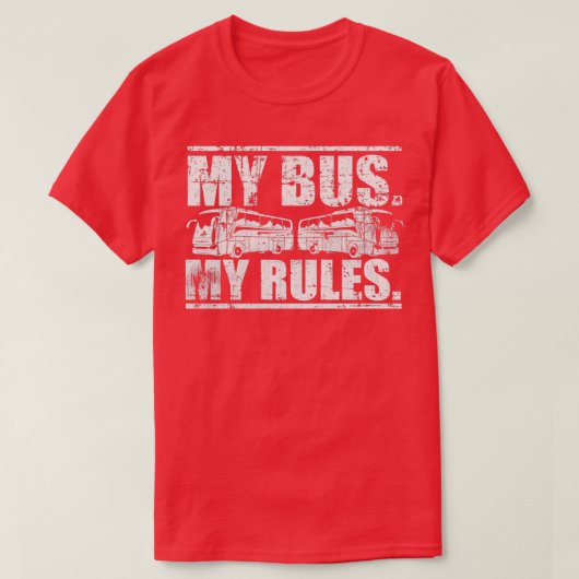 Busstuurbus 4 t-shirt (Design voorkant)