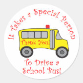 Busstuurprogramma Ronde Sticker (Voorkant)