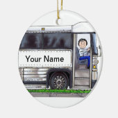 Busstuurprogramma - Vrouw Keramisch Ornament (Links)