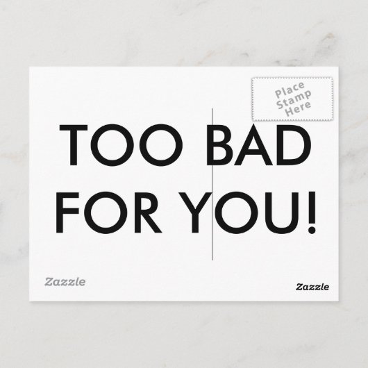 Bussy? Briefkaart (Achterkant)