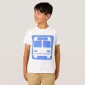 Bussymbool - Baby Blue T-shirt (Voorkant volledig)