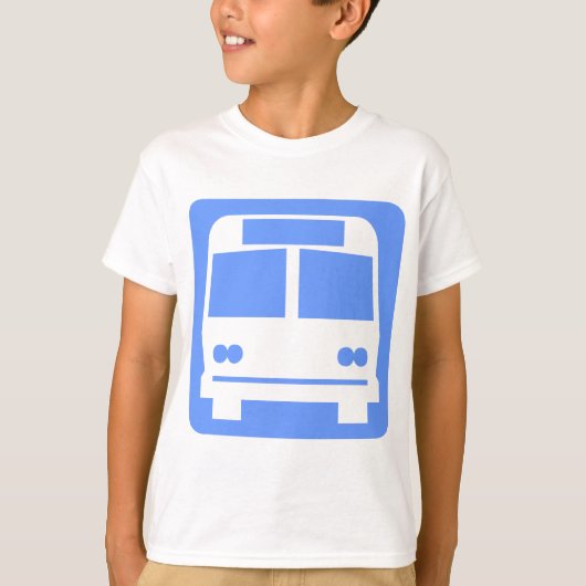 Bussymbool - Baby Blue T-shirt (Voorkant)