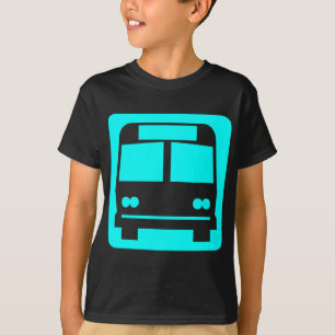 Bussymbool - Cyaan T-shirt
