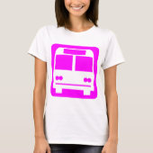 Bussymbool - Magenta T-shirt (Voorkant)