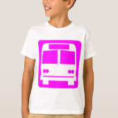 Bussymbool - Magenta T-shirt (Voorkant)
