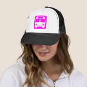 Bussymbool - Magenta Trucker Pet (In situ)