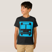 Bussymbool - Sky Blue T-shirt (Voorkant volledig)