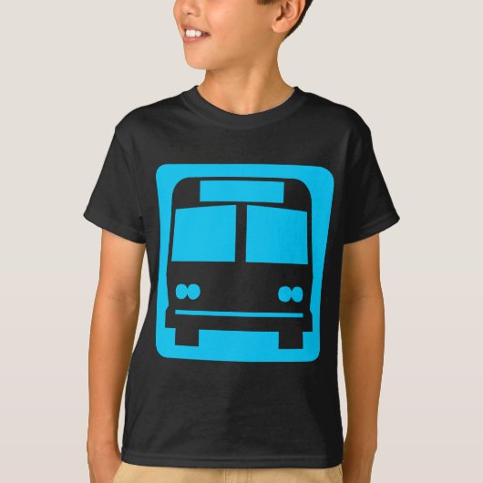 Bussymbool - Sky Blue T-shirt (Voorkant)