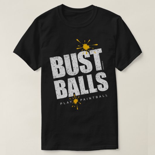 Bust Balls Paintball T-shirt (Design voorkant)
