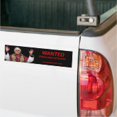 Bust Benedict: Gezocht voor Belemmering van justi Bumpersticker (Op Truck)
