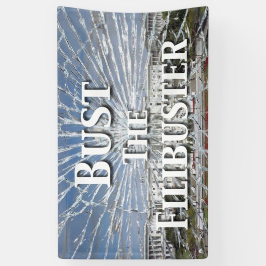 Bust de Filibuster Spandoek (Verticaal)