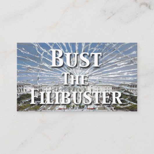 Bust de Filibuster Visitekaartje (Voorkant)