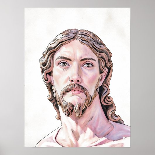 BUST OF CHRIST THE SAVIOUR by MICHELANGELO 2026 Poster (Voorkant)