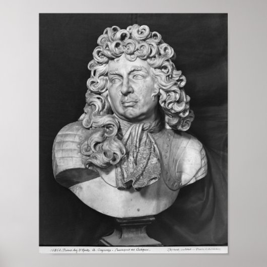 Bust of Francois de Crequy, c.1690 Poster (Voorkant)