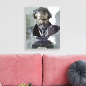 Bust of Giuseppe Verdi Canvas Afdruk (Insitu (Woonkamer))