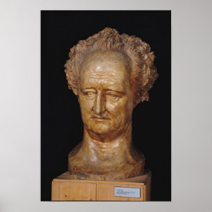 Bust of Johann Wolfgang von Goethe , 1831 Poster