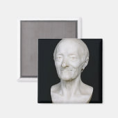 Bust of Voltaire zonder zijn pruik, 1778 Magneet (Voorkant / Achterkant)