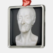 Bust of Voltaire zonder zijn pruik, 1778 Metalen Ornament (Links)