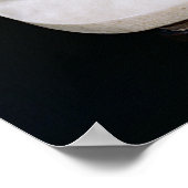 Bust of Voltaire zonder zijn pruik, 1778 Poster (Hoek)