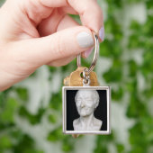 Bust of Voltaire zonder zijn pruik, 1778 Sleutelhanger (Hand)