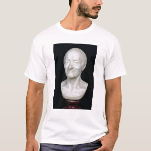 Bust of Voltaire zonder zijn pruik, 1778 T-shirt