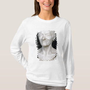 Bust of Voltaire zonder zijn pruik, 1778 T-shirt