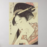 Bust portret van de heroïne Kioto van de Itoya