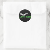 Bust Stress Workout Gym Ronde Sticker (Tas)
