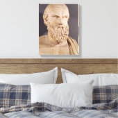 Bust van Aeschylus Canvas Afdruk (Insitu (Slaapkamer))