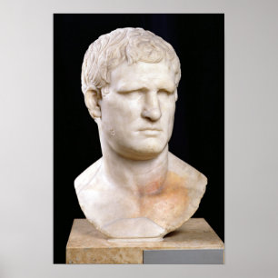Bust van Agrippa Poster