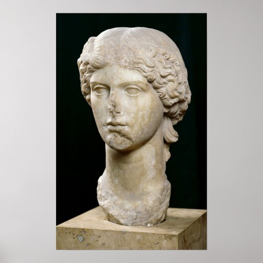 Bust van Agrippina de Elder c.37-41 AD Poster (Voorkant)