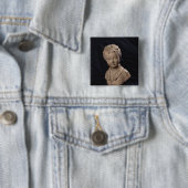 Bust van Alexandre Brongniart Vierkante Button 5,1 Cm (In situ)