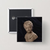 Bust van Alexandre Brongniart Vierkante Button 5,1 Cm (Voorkant /achterkant)