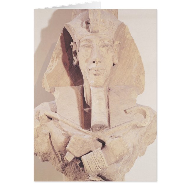 Bust van Amenophis IV uit de tempel van Amun (Voorkant)