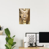 Bust van Amenophis IV uit de tempel van Amun Poster (Thuiskantoor)