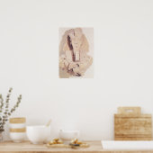Bust van Amenophis IV uit de tempel van Amun Poster (Keuken)