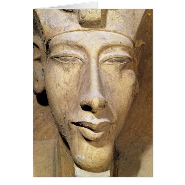 Bust van Amenophis    IV van de tempel van Amun (Voorkant)