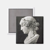 Bust van Antinous genaamd 'Antinous Mondragone' Magneet (Voorkant / Achterkant)