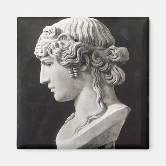 Bust van Antinous genaamd 'Antinous Mondragone' Magneet (Voorkant)
