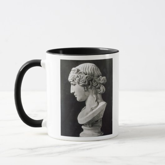 Bust van Antinous genaamd 'Antinous Mondragone' Mok (Links)