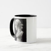 Bust van Antinous genaamd 'Antinous Mondragone' Mok (Voorkant links)