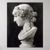 Bust van Antinous genaamd 'Antinous Mondragone' Poster (Voorkant)