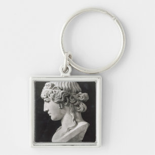 Bust van Antinous genaamd 'Antinous Mondragone' Sleutelhanger