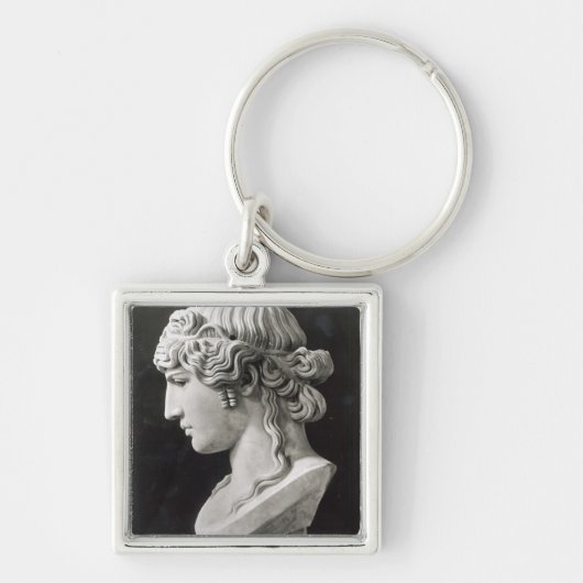 Bust van Antinous genaamd 'Antinous Mondragone' Sleutelhanger (Voorkant)