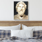 Bust van Antisthenes Canvas Afdruk (Insitu (Slaapkamer))