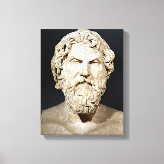 Bust van Antisthenes Canvas Afdruk (Voorkant)