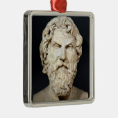 Bust van Antisthenes Metalen Ornament (Rechts)