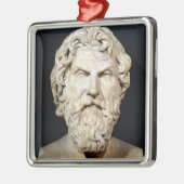 Bust van Antisthenes Metalen Ornament (Links)