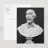 Bust van Auguste Vacquerie Briefkaart (Voorkant / Achterkant)