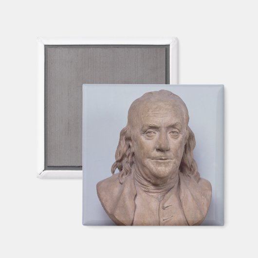 Bust van Benjamin Franklin 1778 Magneet (Voorkant / Achterkant)